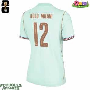 Frankrike Randal Kolo Muani #12 Bortatröja Kvinnor VM 2026 Kortärmad